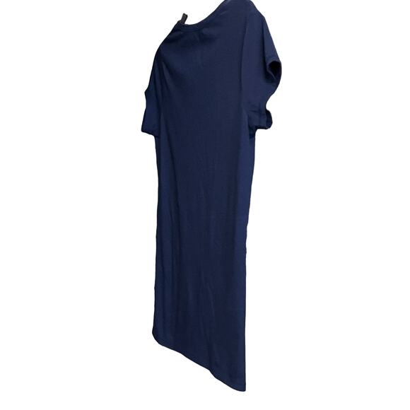 NO BOUNDARIES CAP SLEEVE ROUND NECK T-SHIRT, JRS/WOMENS, XL (15-17), NAVY BLUE - Picture 5 of 8